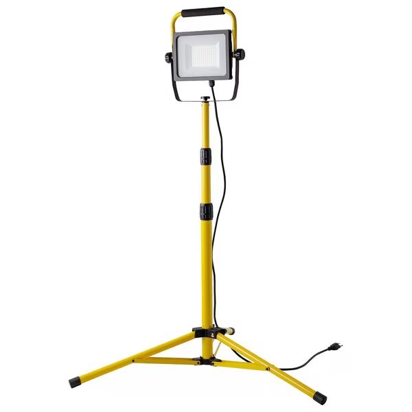 Commercial 7,000 Lumen Outdoor 1 Head LED Standing Work Light, Cool White 4000K, Sunlite, Mfr#: 88176-SU