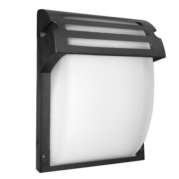 Tunable LED Modern Style Outdoor Light Fixture 600 Lumens Black Finish CCT 3000K/4000K/5000K, Sunlite, Mfr#: 88688-SU