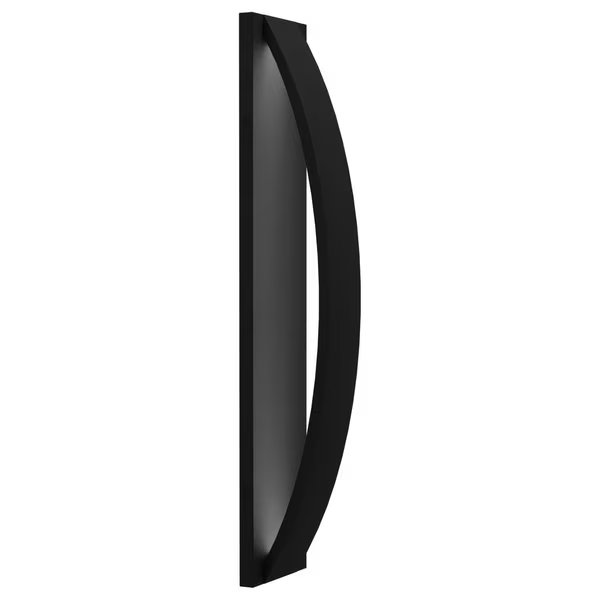 Arcos Modern LED Wall Sconce Fixture, 12 Watt 72W Equivalent, 3000K, 1000 Lumens, Outdoor Use, Black, Ambiate, Mfr#: AL10016WS