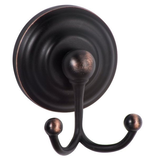 Sure-Loc Hardware Boulder Robe Hook, with double hook, Vintage Bronze, Sure-Loc Hardware, Mfr#: BL-RH2 11P