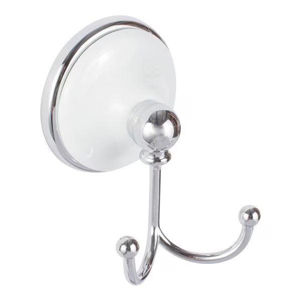 Sure-Loc Hardware Brighton Robe Hook, Polished Chrome, White Porcelain, Sure-Loc Hardware, Mfr#: BT-RH1 26W