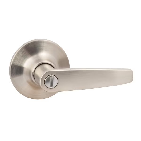 Sure-Loc Hardware Cedar Push Button Privacy Lever, Satin Nickel, Sure-Loc Hardware, Mfr#: CD102-SL 15
