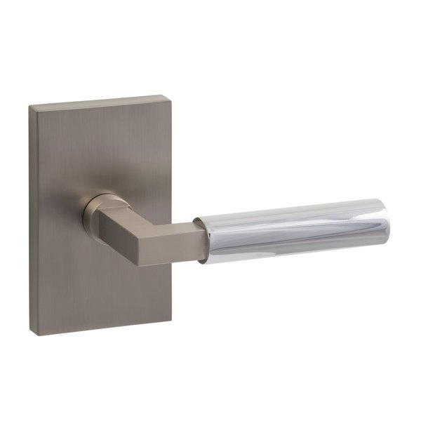 Sure-Loc Hardware Levanto Passage Rosette, Nickel, Smooth Grip in Polished Chrome, Sure-Loc Hardware, Mfr#: LV101 NI GRIP-SM 26