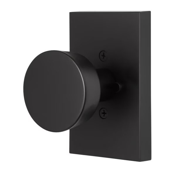 Sure-Loc Hardware Zermatt Privacy Knob, Flat Black, Sure-Loc Hardware, Mfr#: ZT102 FBL