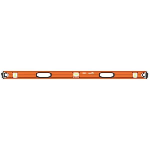 48" Professional I-Beam Level with Gelshock End Caps, Swanson Tool, Mfr#: SVI480