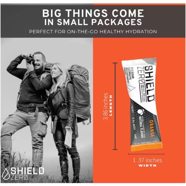 Shield Zero Calorie, Zero Sugar Electrolyte Hydration, Powder Single, Pineapple Mango, 100PK, Sword Performance, Mfr#: Z2-01-01-100-PM
