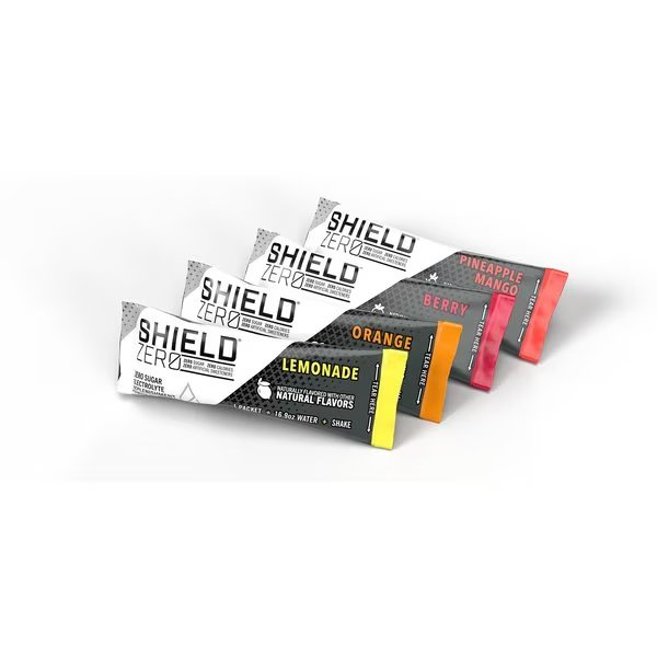 Shield Zero Calorie, Zero Sugar Electrolyte Hydration, Powder Single, Assorted, 100PK, Sword Performance, Mfr#: Z2-01-01-100-MX