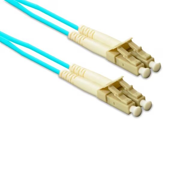 Enet 3M Lc/Lc Duplex Multimode 50/125 10Gb Om4 Or Better Aqua Laser, Enet, Mfr#: LC2-OM4-3M-ENC