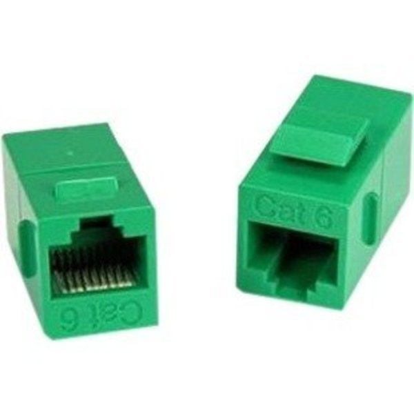 Cat6 Rj45 Keystone In-Line Coupler, Grn, Unirise Usa, Mfr#: C6-CPLR-GRN