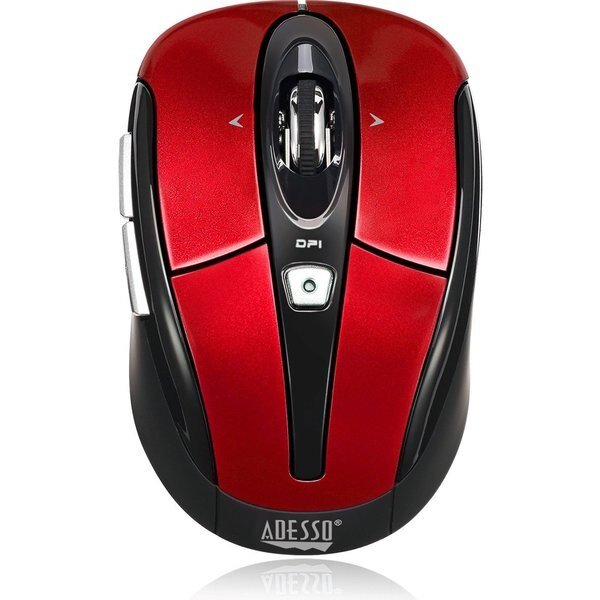 Adesso Red 2.4Ghz Wireless Optical Mini Mouse, w/ Programmable, Adesso Publishing, Mfr#: IMOUSES60R