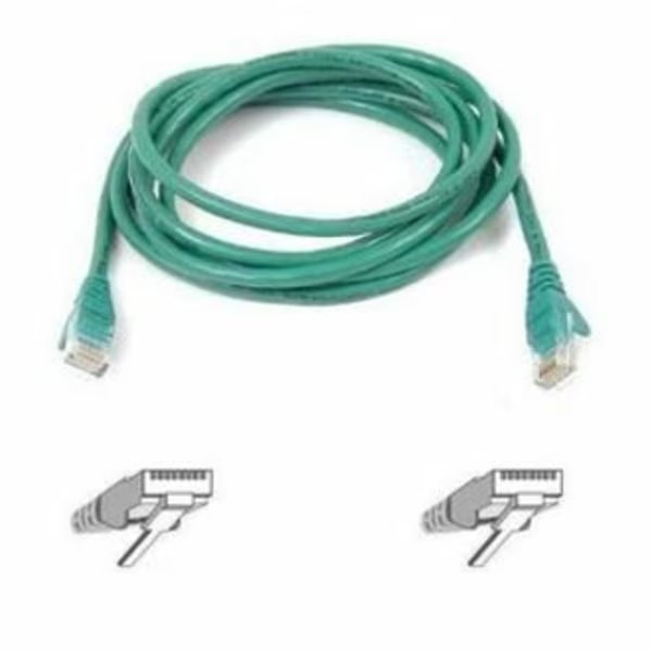 5Ft Cat5E Snagless Patch Cable, Utp, Green Pvc Jacket, 24Awg, T568B, , Belkin, Mfr#: A3L791-05-GRN-S