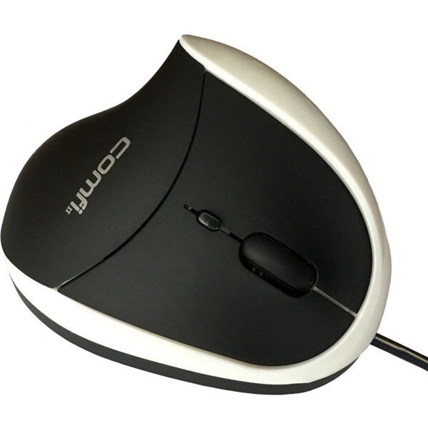 White Ergonomic Wired Vertical Mouse, Ergoguys, Mfr#: EM011-W