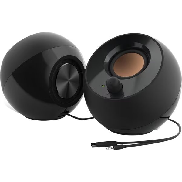 Creative Pebble 2.0 Speaker Usb (Black), Creative Labs, Mfr#: 51MF1680AA000