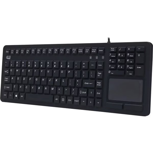 Waterproof Usb Touchpad Keyboard, Adesso Publishing, Mfr#: AKB-270UB