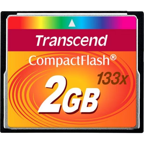 Flash Memory Card - 2 Gb - Compactflash Card - Data Transfer Rate:, Transcend Information, Mfr#: TS2GCF133