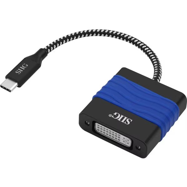 Usb Type-C Displayport To Dvi Video Cable Adapter, Siig, Mfr#: CB-TC0711-S1