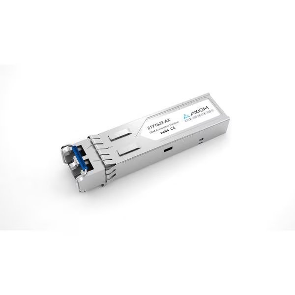 Axiom 1000Base-Sx Sfp Transceiver For Ibm # 81Y1622, Axiom Manufacturing, Mfr#: 81Y1622-AX