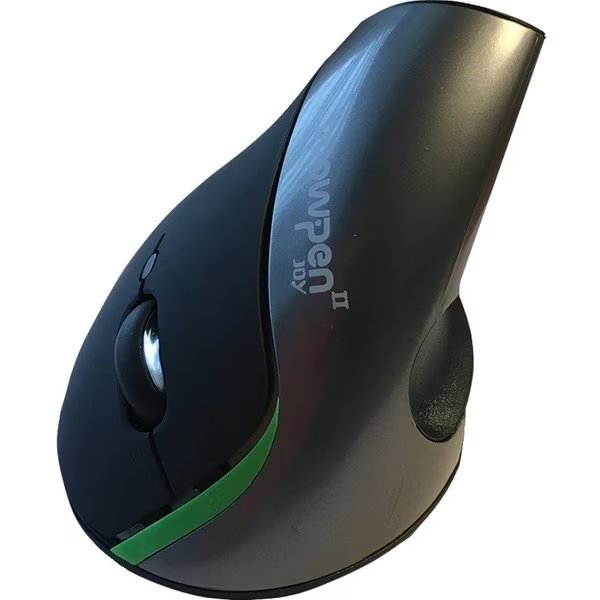 Wow Joy Silver Wireless Ergonomic Mouse, Ergoguys, Mfr#: WP-012-S-EW