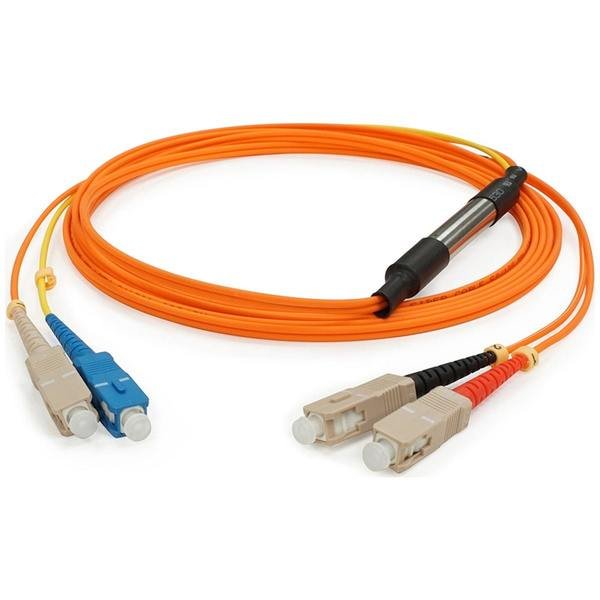 This Is A 2M Sc (Male) To Sc (Male) Orange Duplex Riser-Rated Fiber, Add-On, Mfr#: ADD-MODE-SCSC6-2