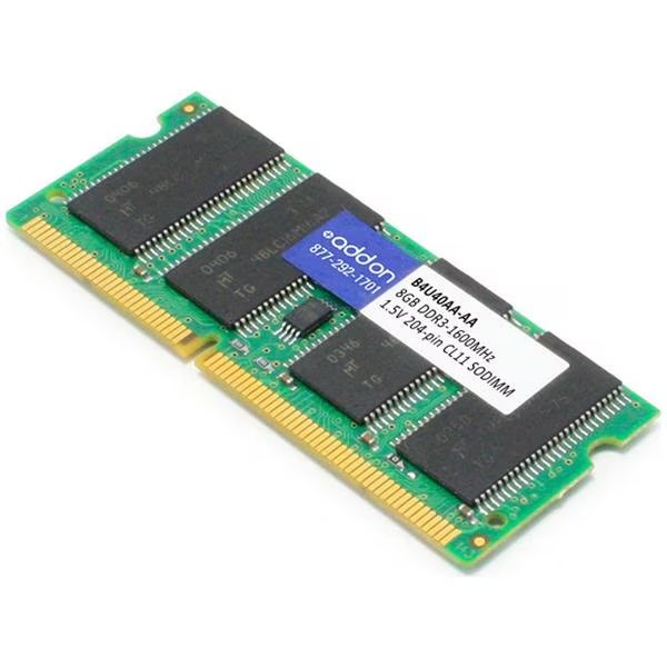 Addon Hp B4U40Aa Compatible 8Gb Ddr3-1600Mhz Unbuffered Dual Rank, Add-On, Mfr#: B4U40AA-AA