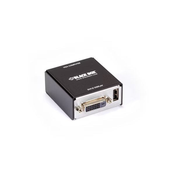 Vga To Dvi-D Video Converter (Usb Powered) For Kvm, Black Box, Mfr#: KVGA-DVID