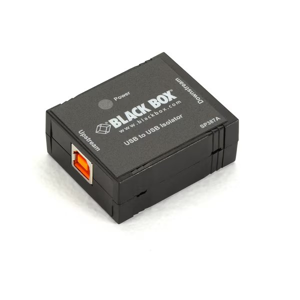1 Port Usb To Usb Isolator (4Kv), Black Box, Mfr#: SP387A
