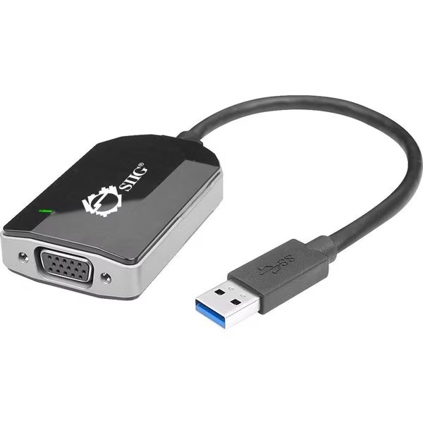 Add A Vga Port To Your Usb 3.0 Enabled System, Siig, Mfr#: JU-VG0211-S1