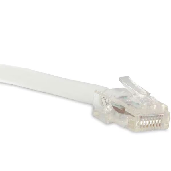 Enet Cat5E White 2 Foot Non-Booted (No Boot) (Utp) High-Quality, Enet, Mfr#: C5E-WH-NB-2-ENC