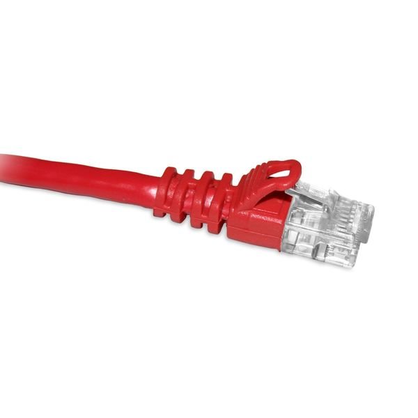 Cat6 Red 5Ft Molded Boot Patch Cbl, Enet, Mfr#: C6-RD-5-ENC