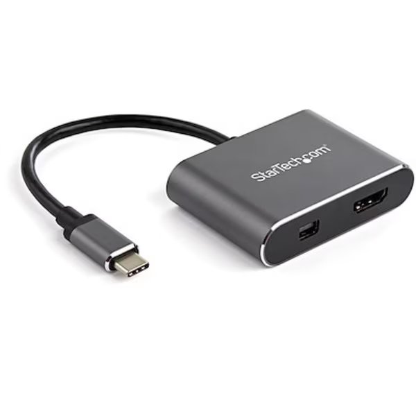 2-In-1 Usb-C Multiport Video Adapter 4K 60Hz Mini Displayport 1.2 Or, Startech.Com, Mfr#: CDP2HDMDP
