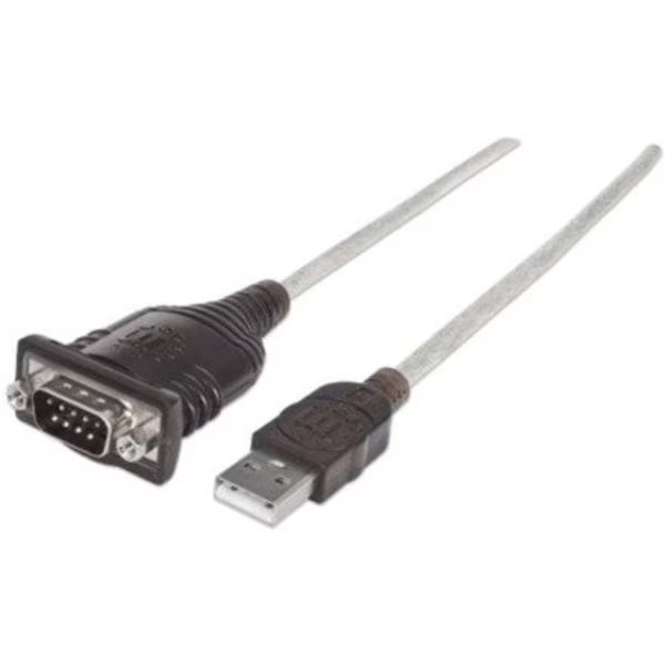 Usb Serial Conv Db9M, Manhattan, Mfr#: 151856