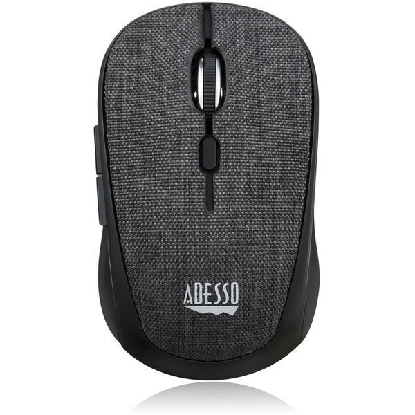 Adesso 2.4Ghz Wireless Black Fabric Mini Optical Mouse, 5-Button, Adesso Publishing, Mfr#: IMOUSES80B