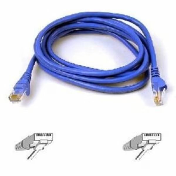 30Ft Cat6 Snagless Patch Cable, Utp, Blue Pvc Jacket, 23Awg, 50, Belkin, Mfr#: A3L980-30-BLU-S