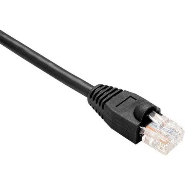 100Ft Black Cat6 Patch Cable, Utp, Snagless, Unirise Usa, Mfr#: PC6-100F-BLK-S