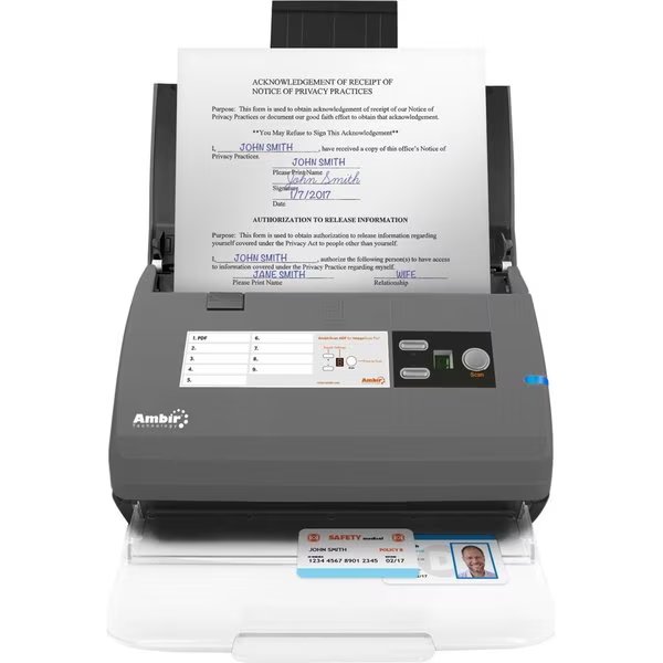 Ambir Ds820Ix - Imagescan Pro 820Ix, 20Ppm/40Ipm Adf Duplex Scanner;, Ambir, Mfr#: DS820IX-AS