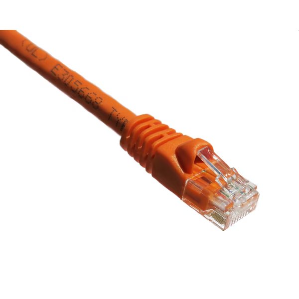 Axiom 3Ft Cat5E 350Mhz Patch Cable Molded Boot (Orange), Axiom Manufacturing, Mfr#: C5EMB-O3-AX