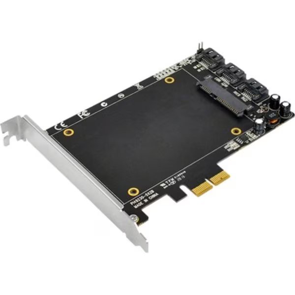 Sata 6Gb/S 3I+1 Ssd Hybrid Pcie, Pci Express (Pcie) Sata 6Gbps, Siig, Mfr#: SC-SA0T11-S1