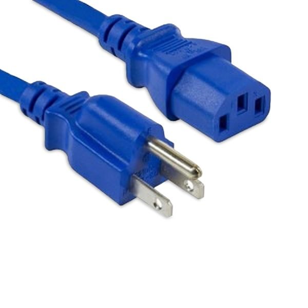 5-15P To C13 4Ft Blue Power Cord, Enet, Mfr#: N515-C13-BL-4F-ENC