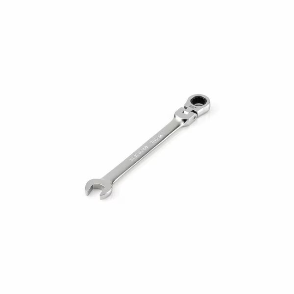 7/16 Inch Flex Head 12-Point Ratcheting Combination Wrench, Tekton, Mfr#: WRC26311