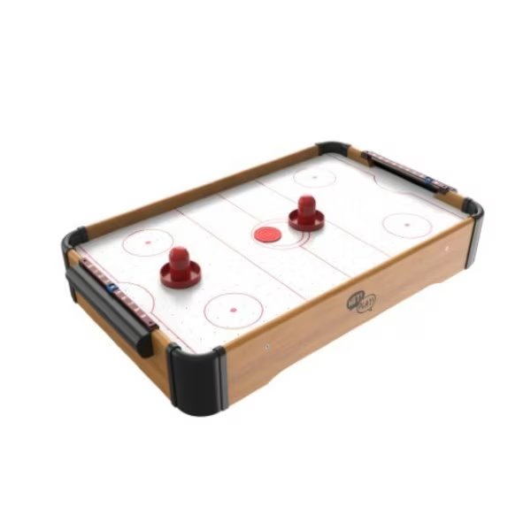Mini Arcade Air Hockey Tabletop Game Battery Operated for Kids and Adults (22-inch), Toy Time, Mfr#: 403165AKS