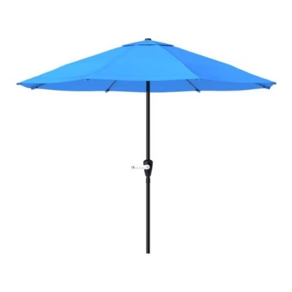 Nature Spring 9 Foot Patio Umbrella - Lake Blue, Nature Spring, Mfr#: 441675IUZ