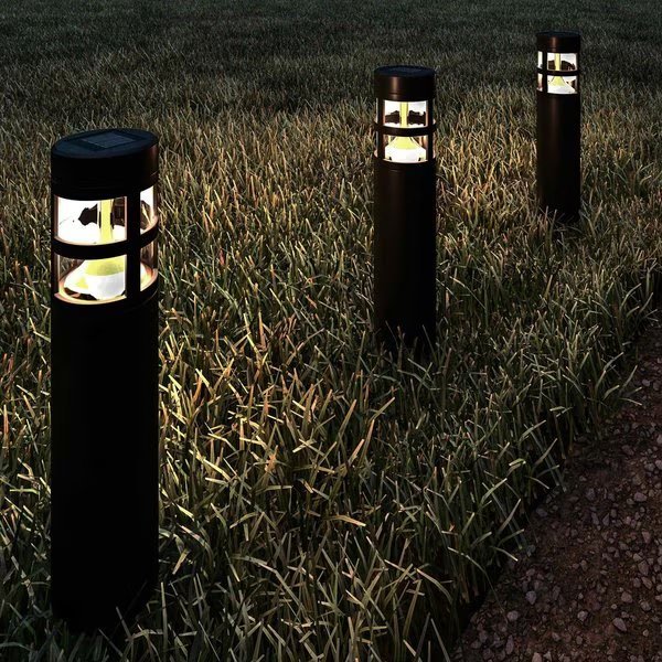 LED Solar Path Lights, Black, 8PK, Pure Garden, Mfr#: 50-LG1064