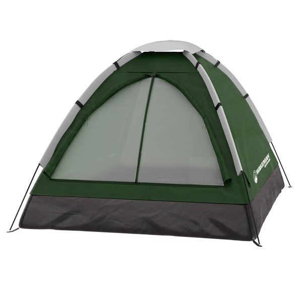 2 Person Camping Tent with Rain Fly and Bag - Lightweight Outdoor Tent by Outdoors Green, Wakeman, Mfr#: 75-CMP1082