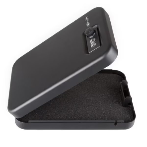 Pistol Safe, Cam Lock, 3.4 lbs, .05 cu ft, 1 Pistol, Fleming Supply, Mfr#: 872580FCX