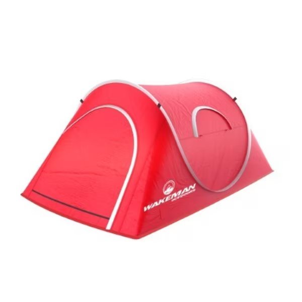 Pop-up Tent 2-person Water Resistant Barrel Style Tent for Camping with Rain Fly And Carry Bag (Red), Leisure Sports, Mfr#: 785824GQY