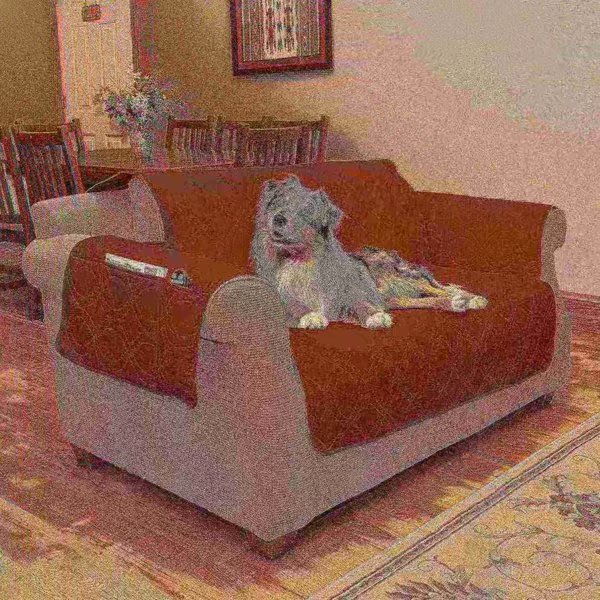 Furniture cover with 100-percent Waterproof Protector and Stain Resistant | Pets/ Kids (Brown), Pet Adobe, Mfr#: 806056KBN