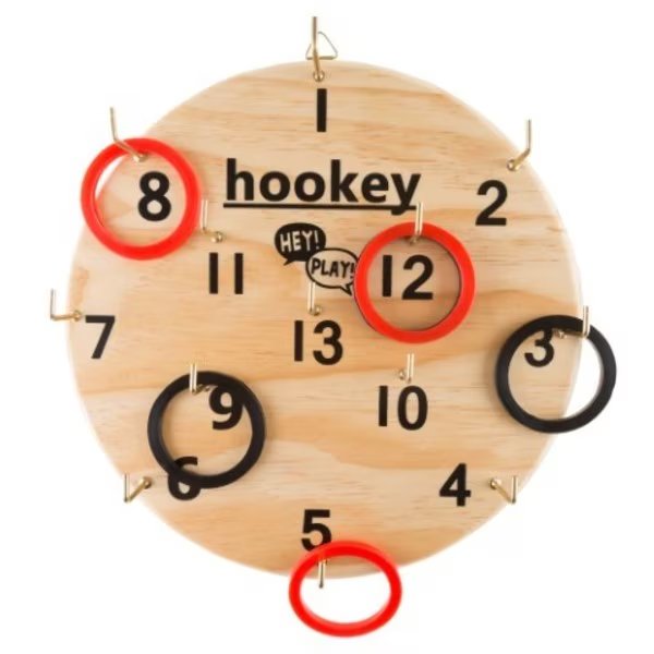 Toy Time Wooden Ring Toss Game Set, Toy Time, Mfr#: 259421NVT
