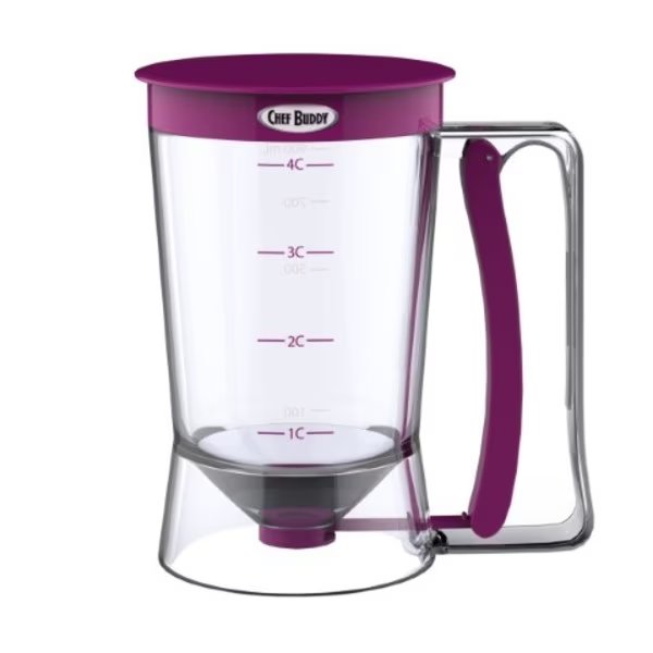 Hastings Home Batter Dispenser, No Drip Portion Control Baking Tool for Pancake, Muffin Mix, Hastings Home, Mfr#: 569027RIX