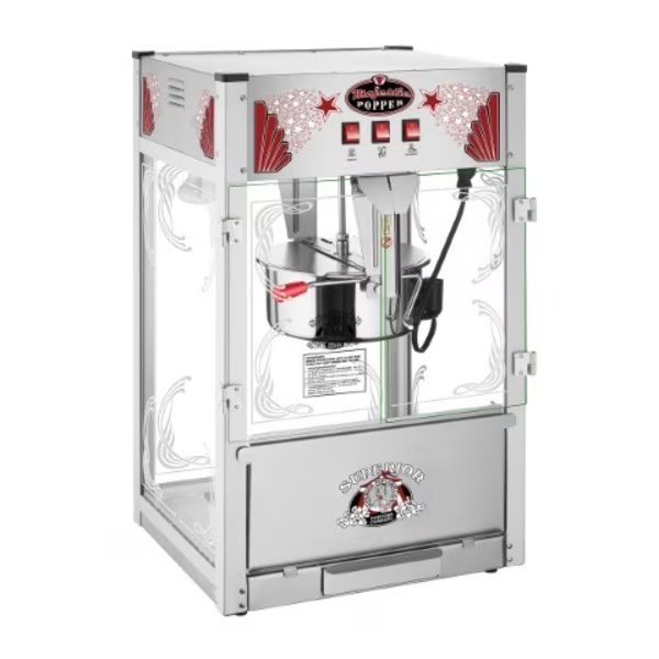 Majestic Countertop Popcorn Machine, Extra Large Movie Theater Style Popper, 16oz Kettle, and Deck, Superior Popcorn Co, Mfr#: 128391XJE