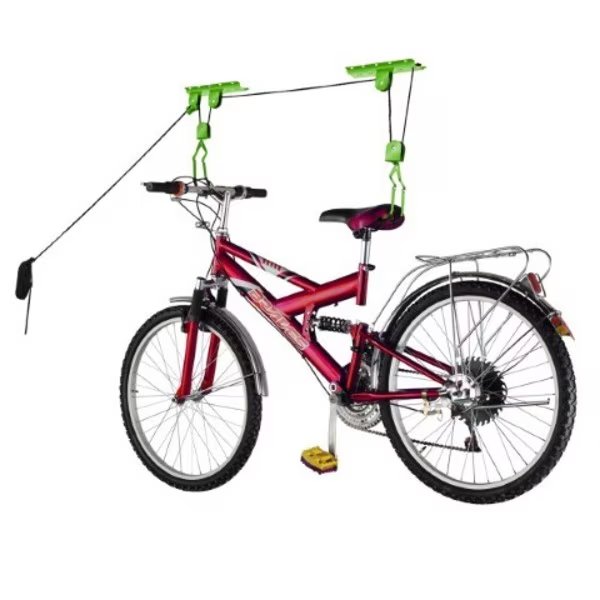 2009 Leisure Sports Bicycle Garage Storage Lift Bike Hoist 100LB Capacity Heavy Duty, Leisure Sports, Mfr#: 659001RIY